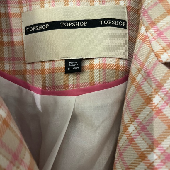 TOPSHOP pink coat - Picture 3 of 7